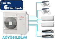 Dàn nóng máy lạnh Multi Fujitsu 5 HP AOYG45LBLA6 Inverter