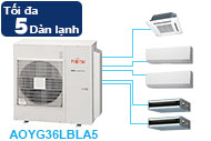 Dàn nóng máy lạnh Multi Fujitsu 4 HP AOYG36LBLA5 Inverter
