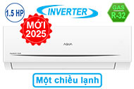 Máy lạnh Aqua Inverter 1.5 HP (1.5 ngựa) AQA-RV13ME