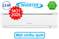 Máy lạnh Mitsubishi Electric Inverter 2.5 HP MSY-JY60VF