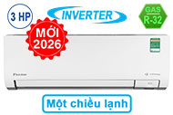 Máy lạnh Daikin Inverter 3 HP FTKM71AVMV