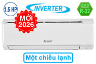 Máy lạnh Mitsubishi Electric Inverter 1.5 HP MSY-JA35VF