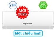 Máy lạnh Nagakawa 2 HP NS-C18R2U86
