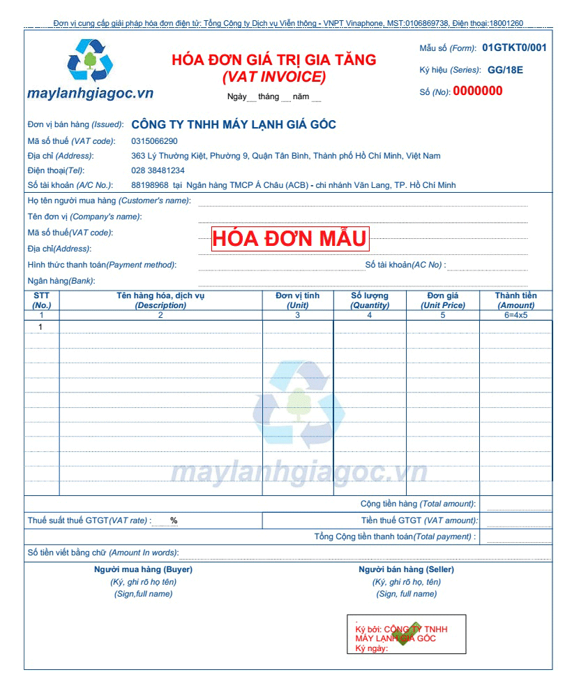 Máy Lạnh giá gốc