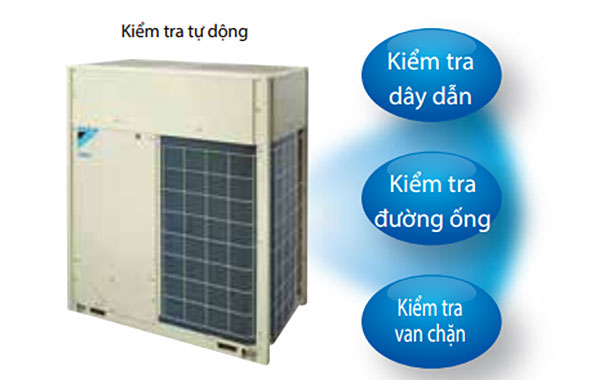 Dàn nóng điều hòa trung tâm Daikin VRV A RXQ16AYM (16HP) - Vận hành kiểm tra tự động