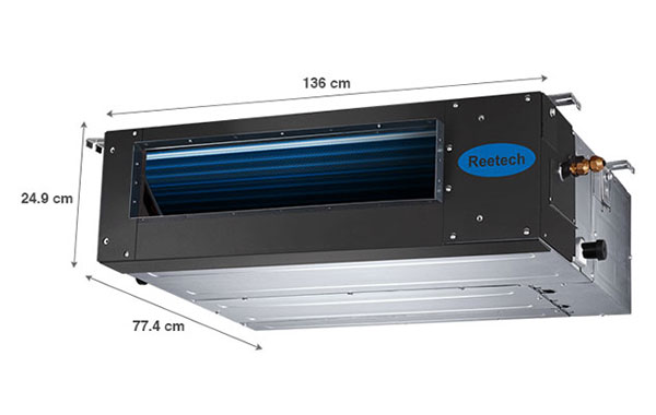 Máy lạnh giấu trần nối ống gió Reetech 3 HP RREV30H-BD-BT nhập khẩu nguyên chiếc từ Thái Lan